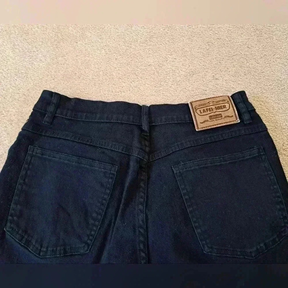 ❤️ Lafei-nier Black Capri  Pants with Lace Detail Vintage 90s Y2K - Picture 10 of 11